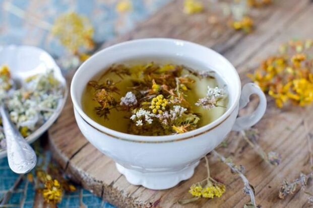 herbal preparation for knee arthrosis
