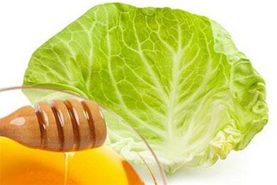 cabbage leaves with honey for hip joint arthrosis